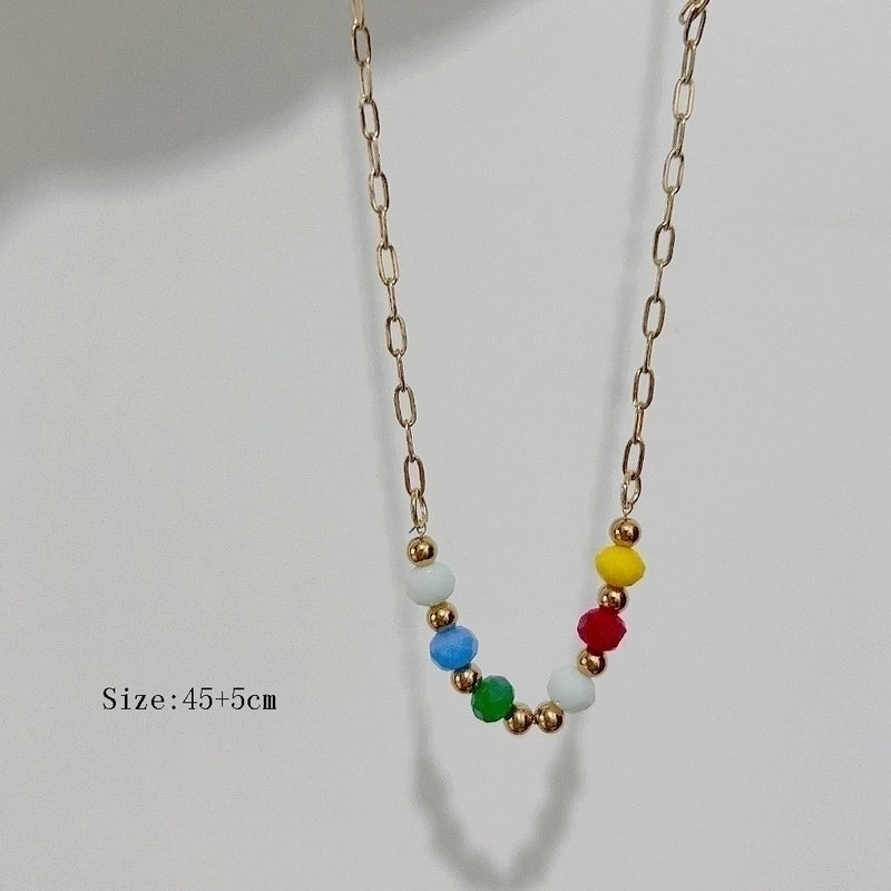 Fashion Bull Head Stainless Steel Plating Natural Stone Pendant Necklace