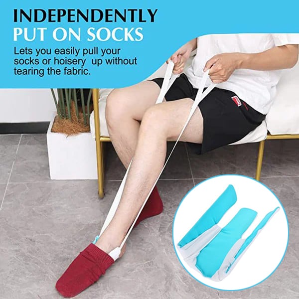 🎁2024 New Year Hot Sale🎁Sock threader: No need to bend over to assist in wearing socks