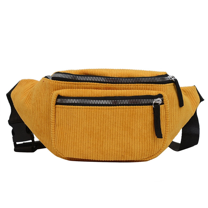 Four Seasons Multi-functional  Waist Bag Female Men And Women Close-fitting Anti-theft Chest Bag Outdoor Fashion Casual Bag Crossbody Bag