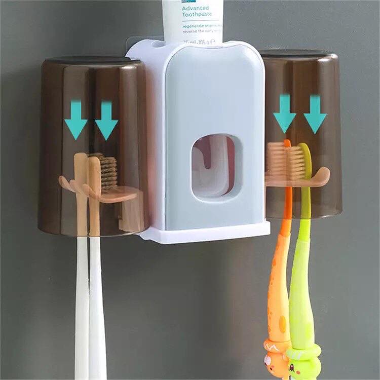 Automatic Toothpaste Squeezer Holder. Wall Mount Bathroom Accessories