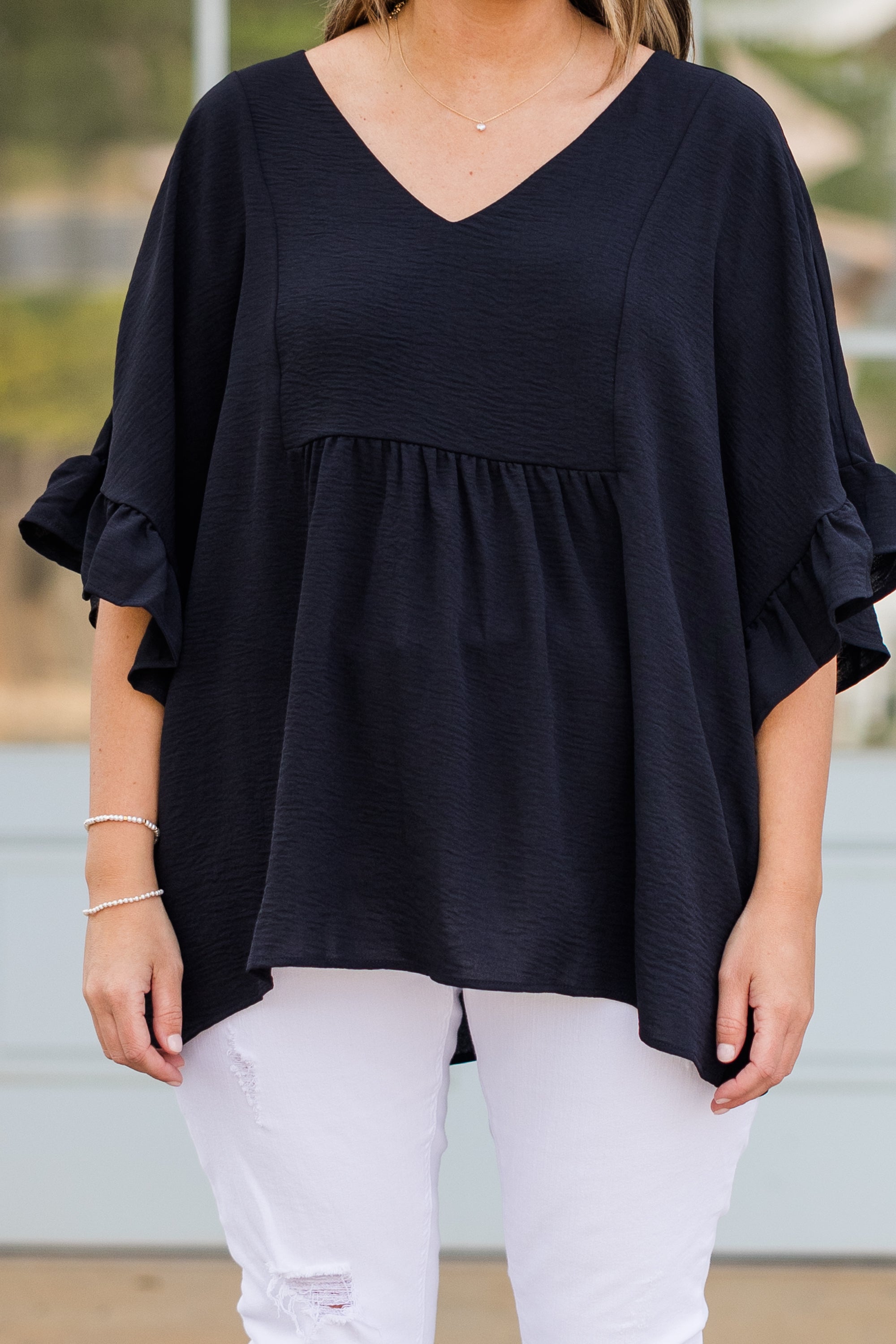 Holding Steady Top. Black