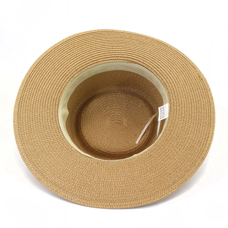 Women's Basic Hawaiian Vacation Solid Color Short Brim Sun Hat