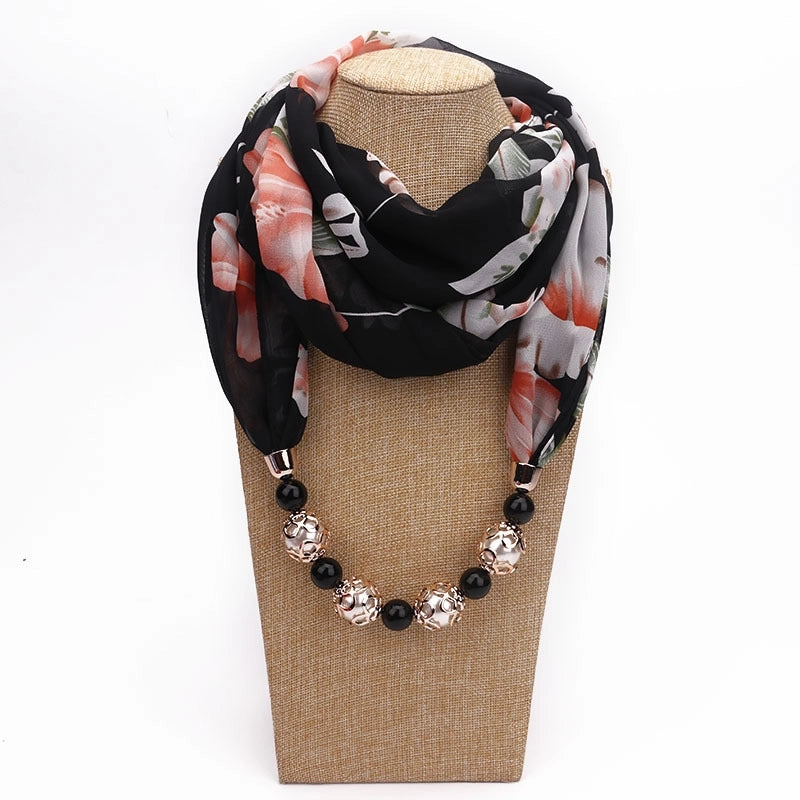 Women's Streetwear Geometric Chiffon Printing Scarf