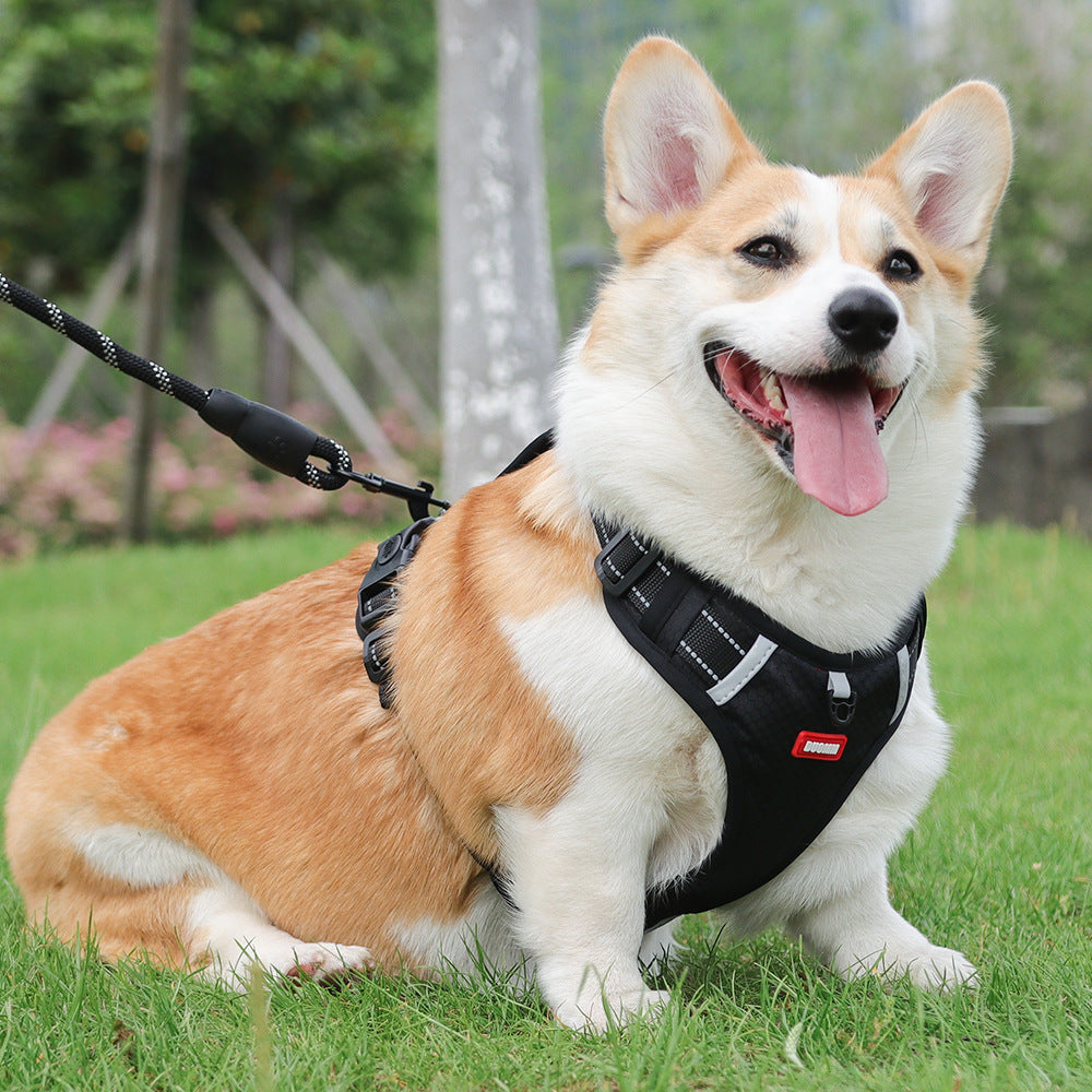 Reflective Breathable Dog Harness For Medium Large Dog