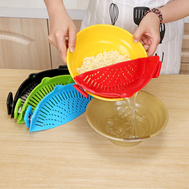 Silicone Clip-on Strainer