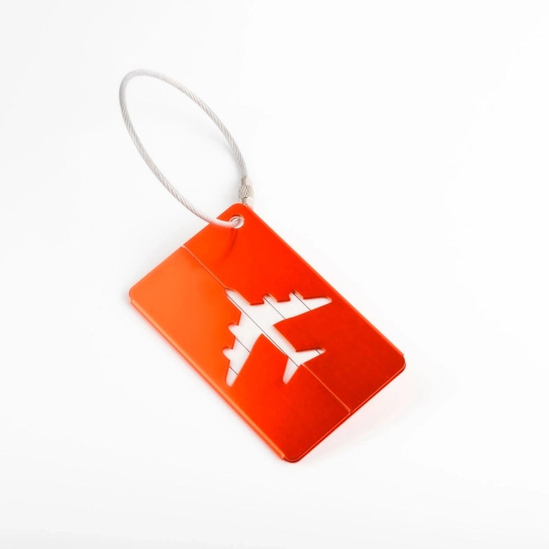 Aluminum Alloy Luggage Tag Boarding Metal Luggage Aircraft Shipping Elevator Tag Spot Factory