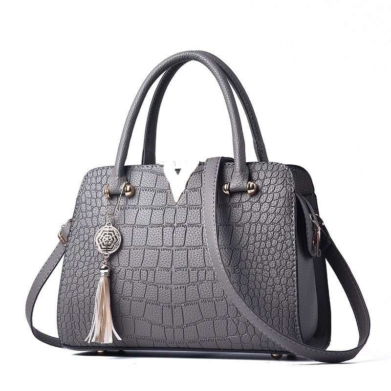 Women's Medium All Seasons Pu Leather Solid Color Classic Style Square Zipper Handbag