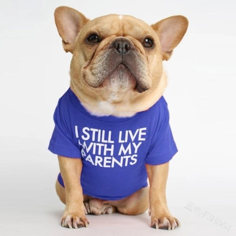 Fashion Cloth Letter Pet Clothing 1 Piece
