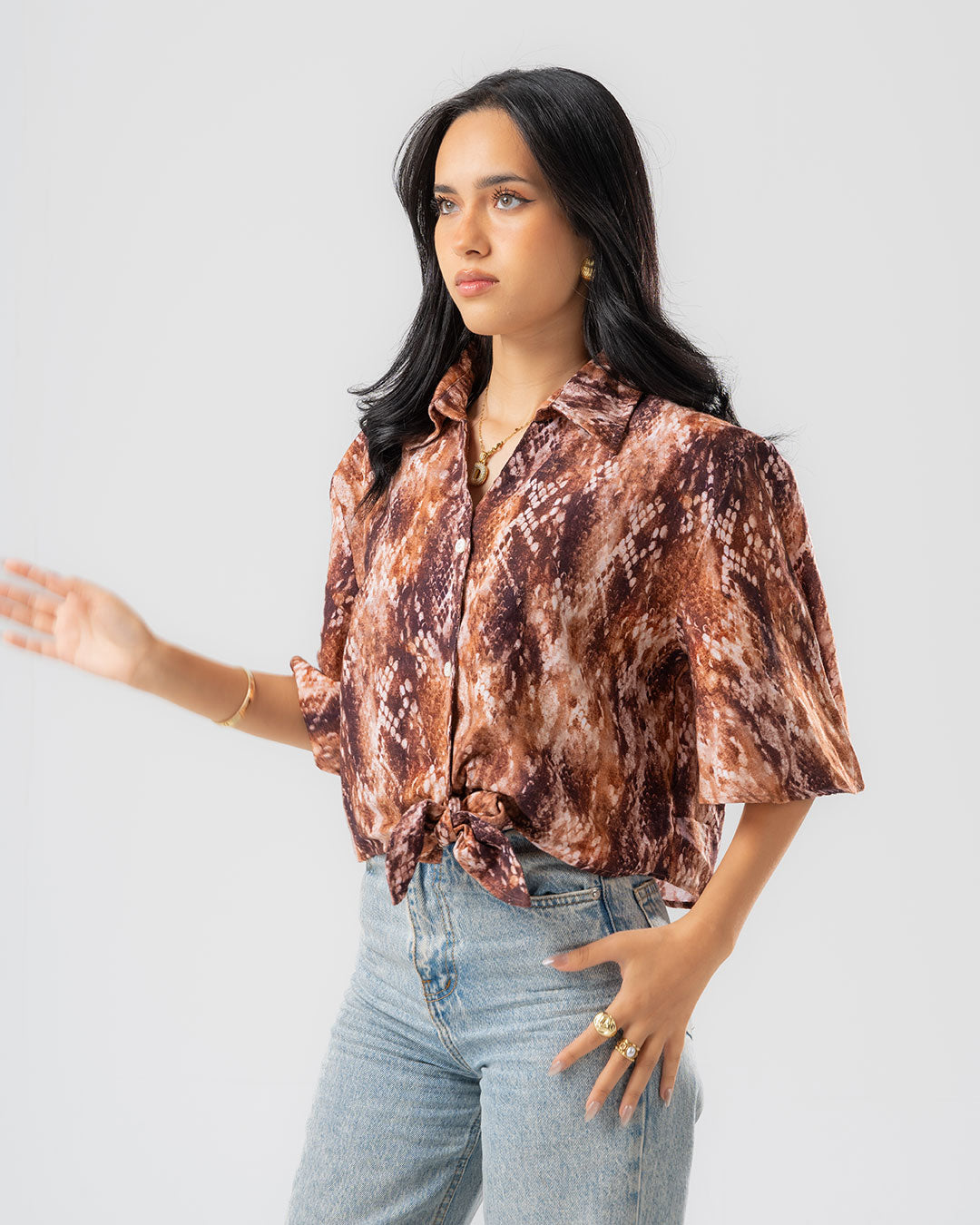 Women's Printed Crop Top