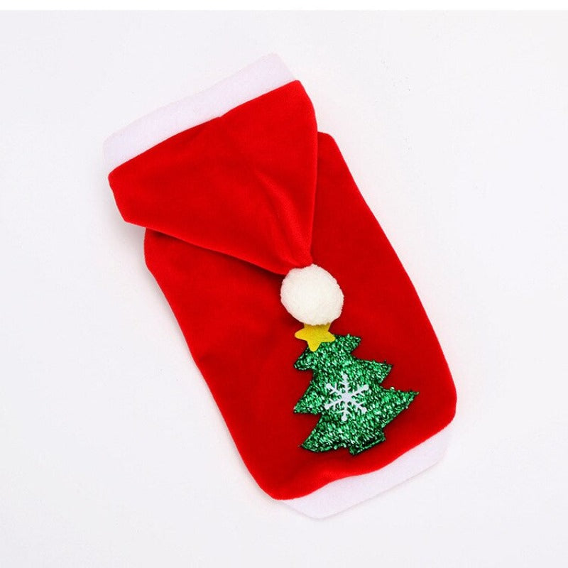 Autumn and Winter Red Pet clothes