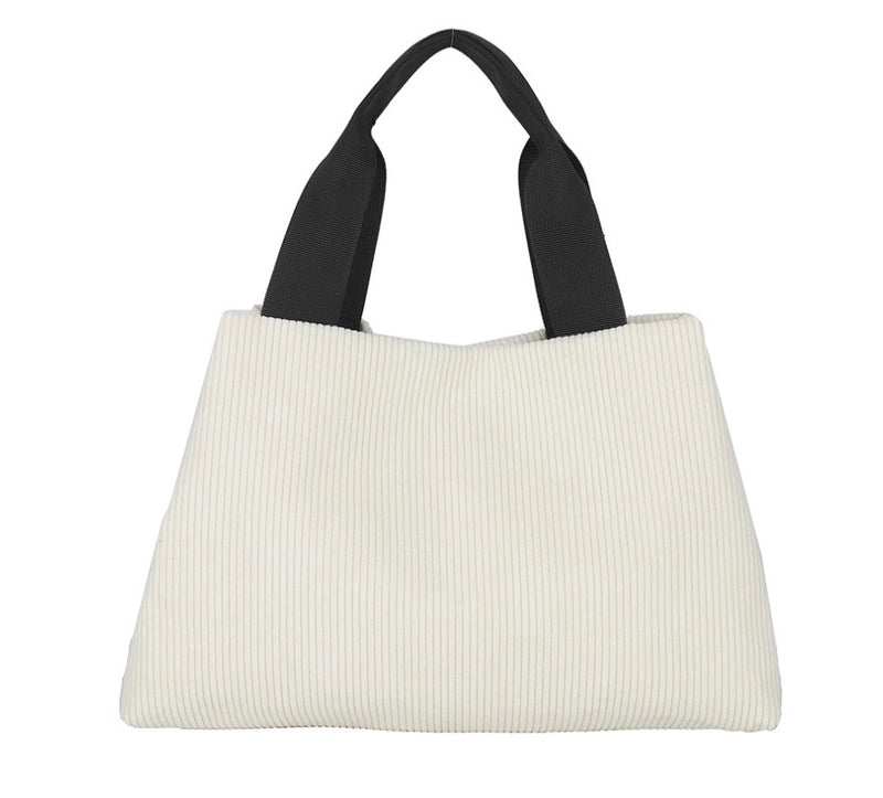 Women's Medium Summer Corduroy Classic Style Shoulder Bag