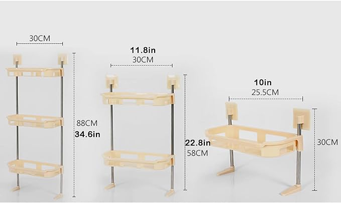 Toilet Shelf Three Layer. 3 tier Wall Mounted Toilet Storage Shelf