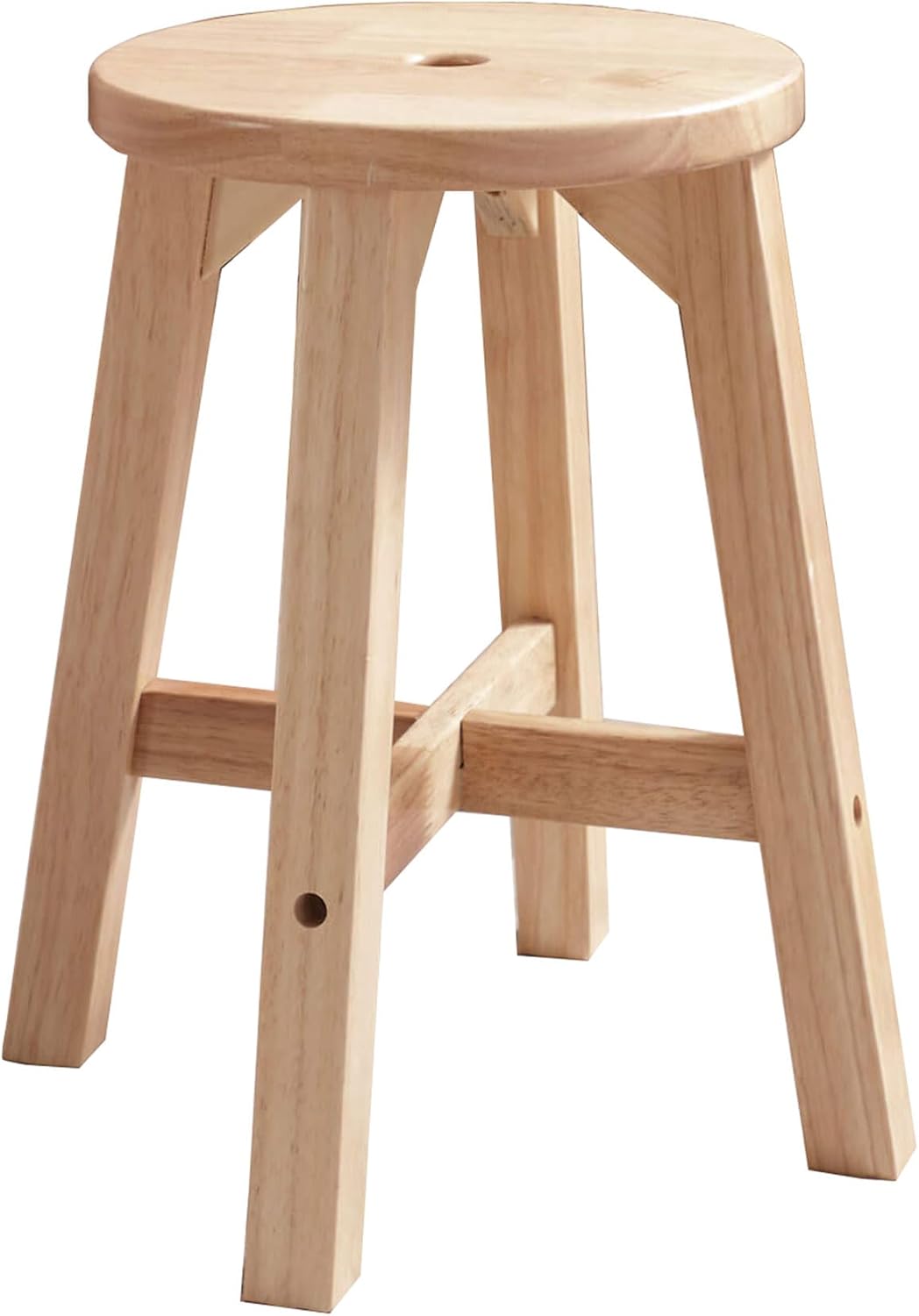 Wooden Stool, Solid Wood Round Stools