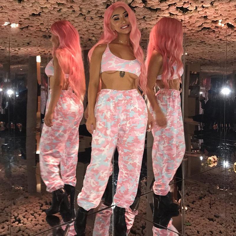 Pink Bubble Gum Camouflage Pants