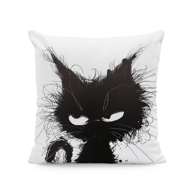 Cute Cat Super Soft Pillow Cases Couch & Sofa Decor