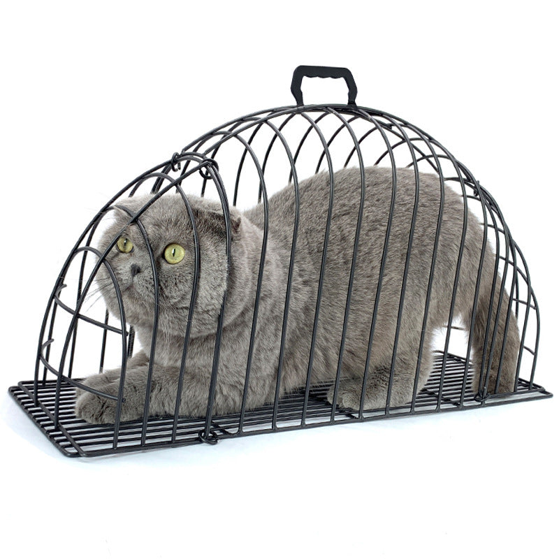 Cat Bathing Metal Cage