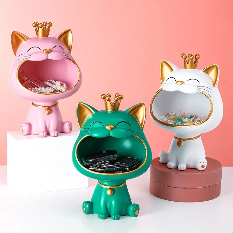 Lucky Cat Storage Bin