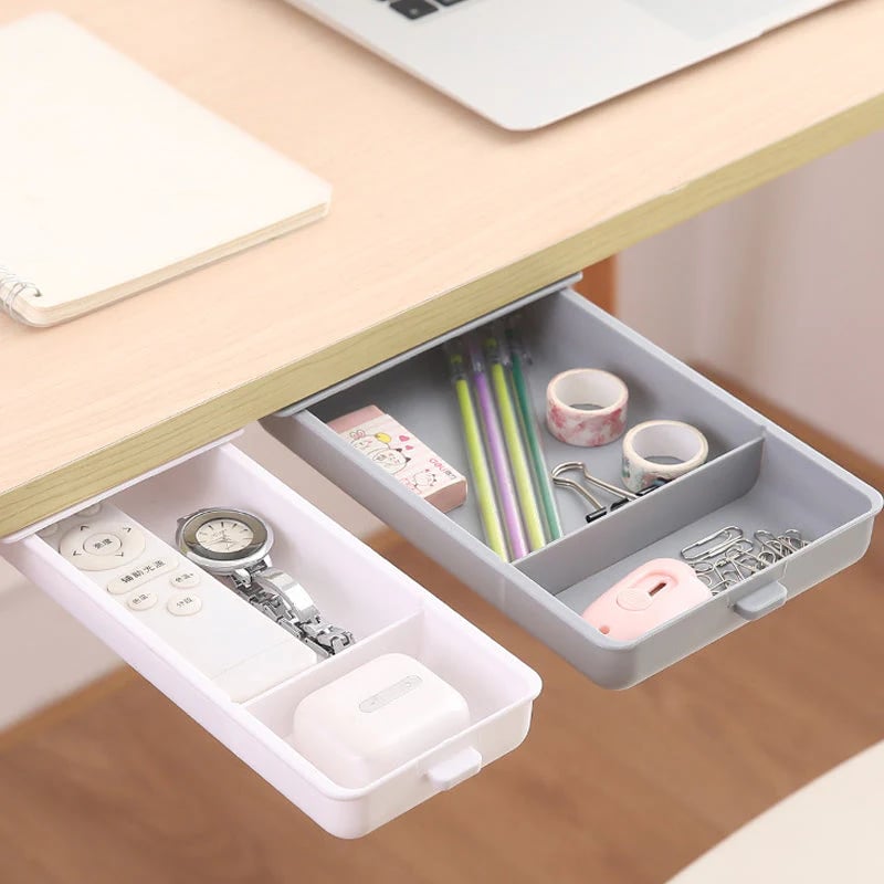 🔥Last Day Promotion 49% OFF - Under Desk Storage Drawer (💥Buy 2 Get Free Shipping💥)