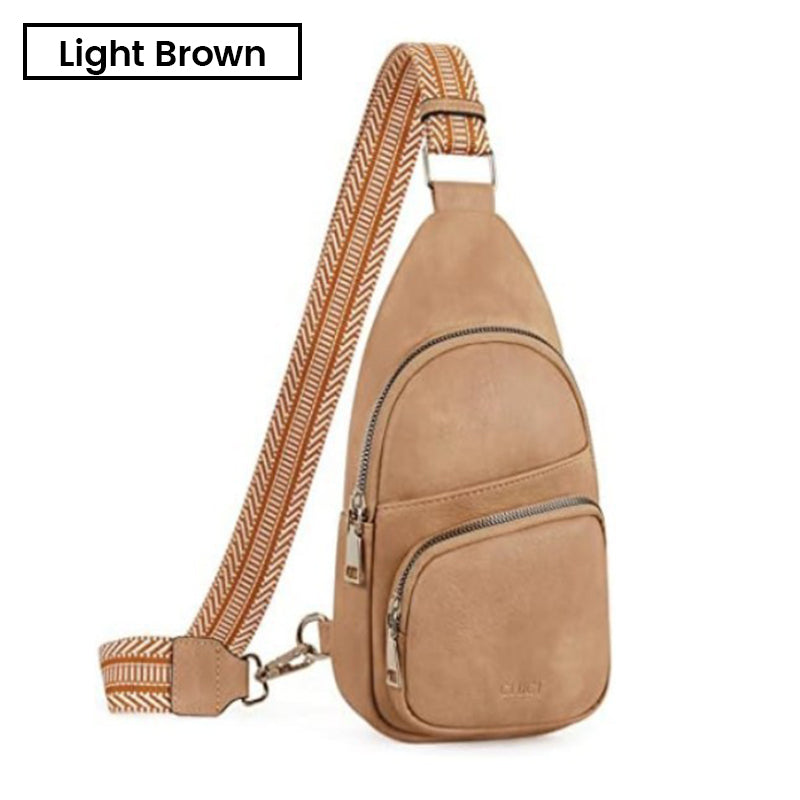 Small Faux Leather Women's Sling Bag