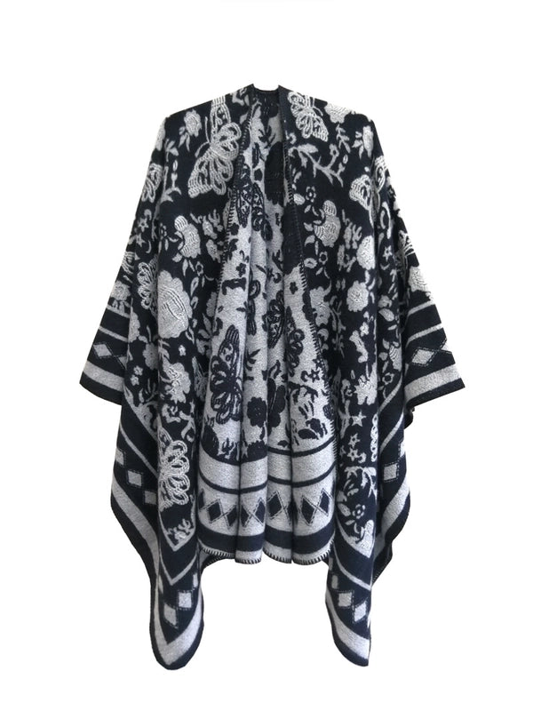 Women's Streetwear Geometric Acrylic Shawl