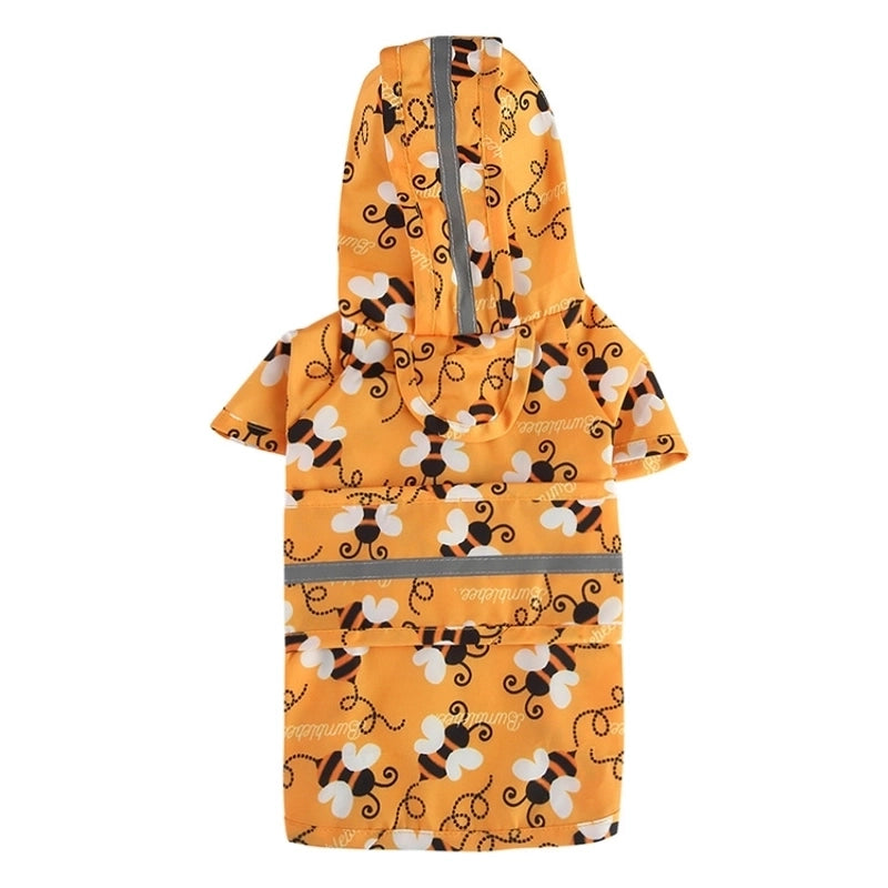 Supply Bath Duck Dog Raincoat Poncho Pet Raincoat Yellow Duck Bee Pet Poncho
