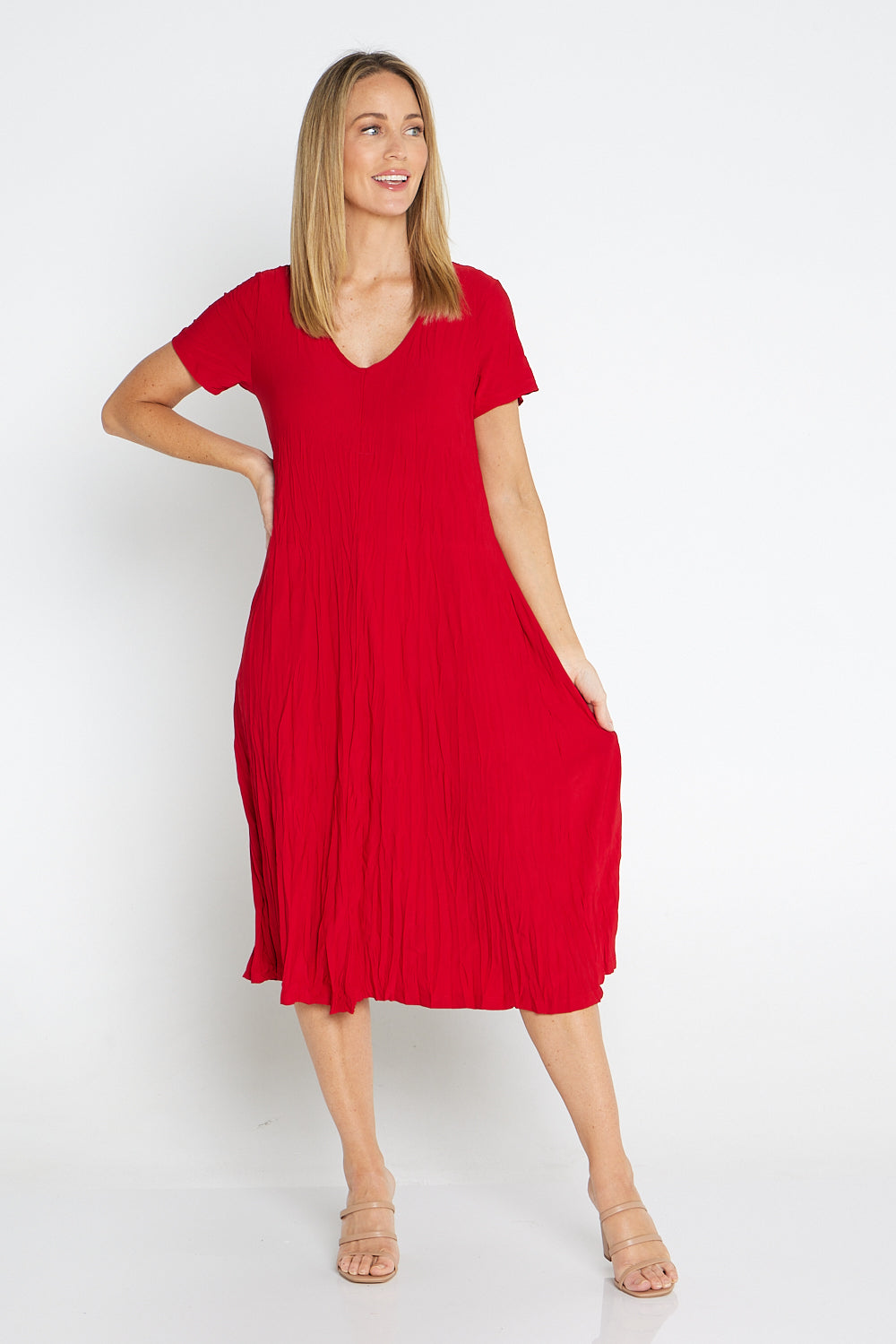 Stella Dress - Red