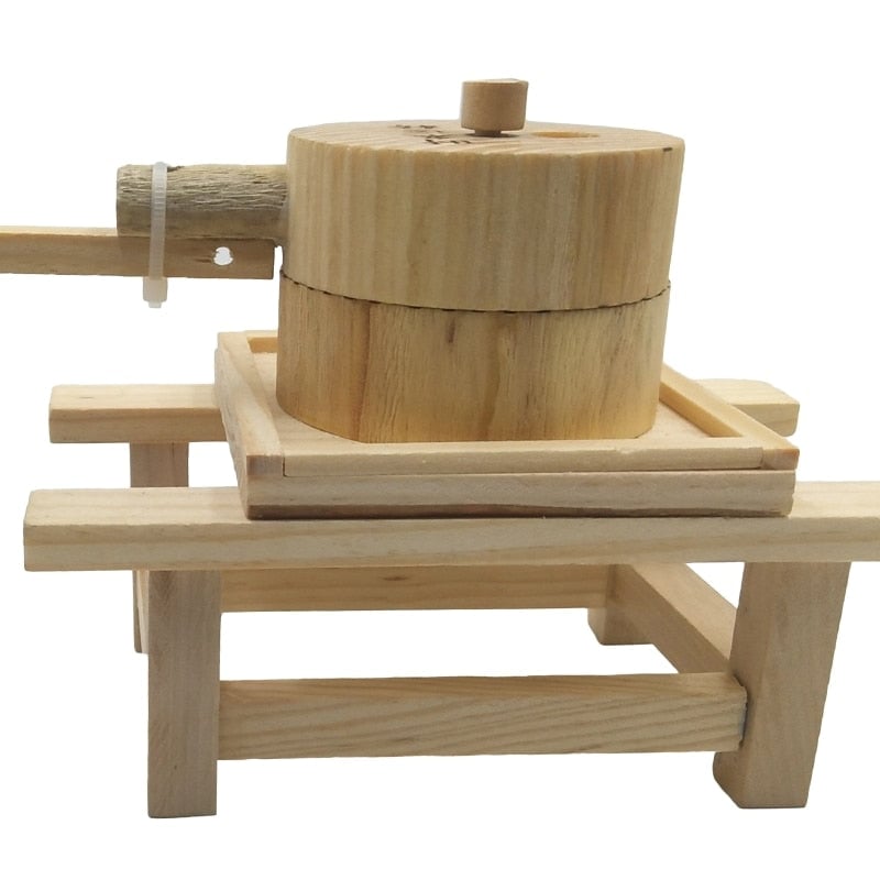 Parrot Toy Mini Wooden Quern