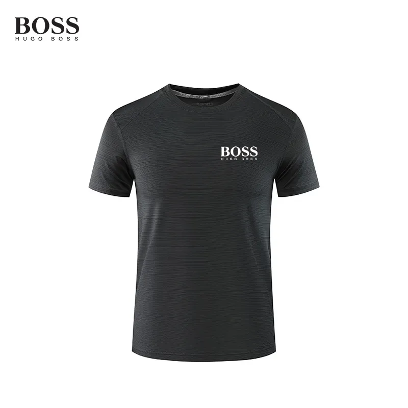 BOSS Round Neck Quick-Drying Short-Sleeved T-Shirt