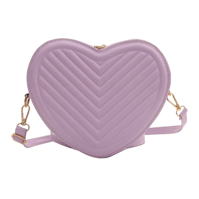 Women's Medium Pu Leather Solid Color Streetwear Zipper Crossbody Bag