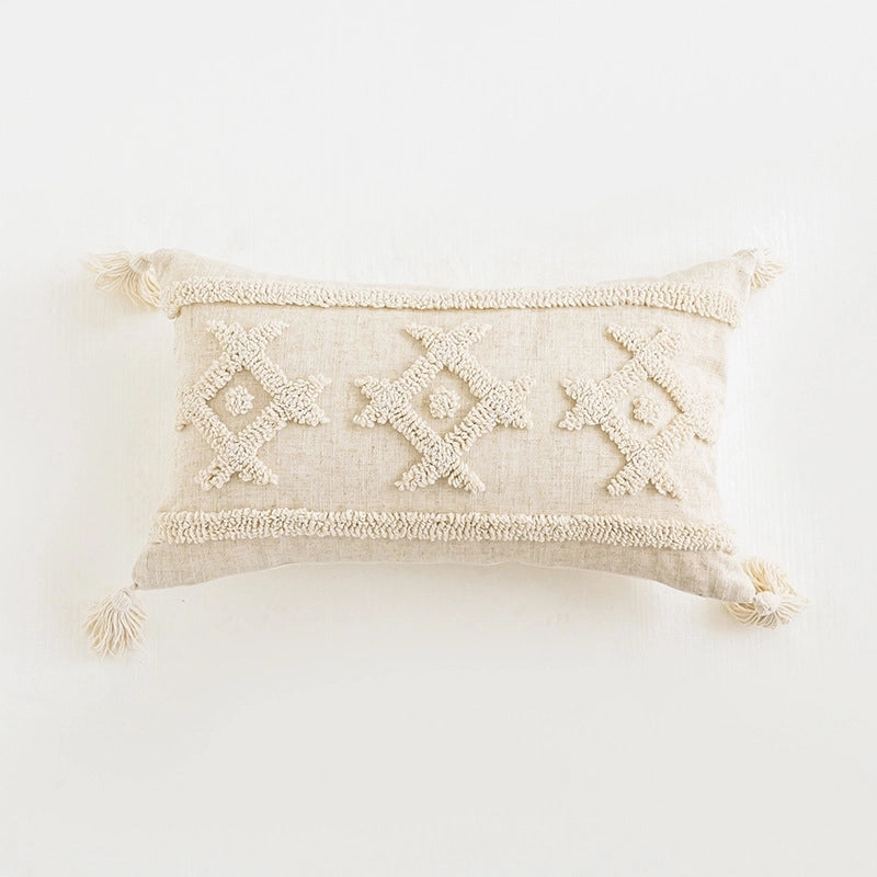 Ethnic Style Geometric Cotton Pillow Cases