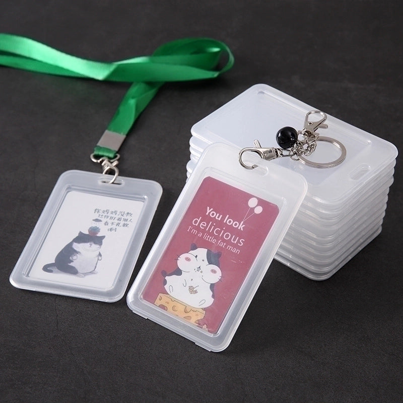 Unisex Cartoon Pvc Open Card Holders