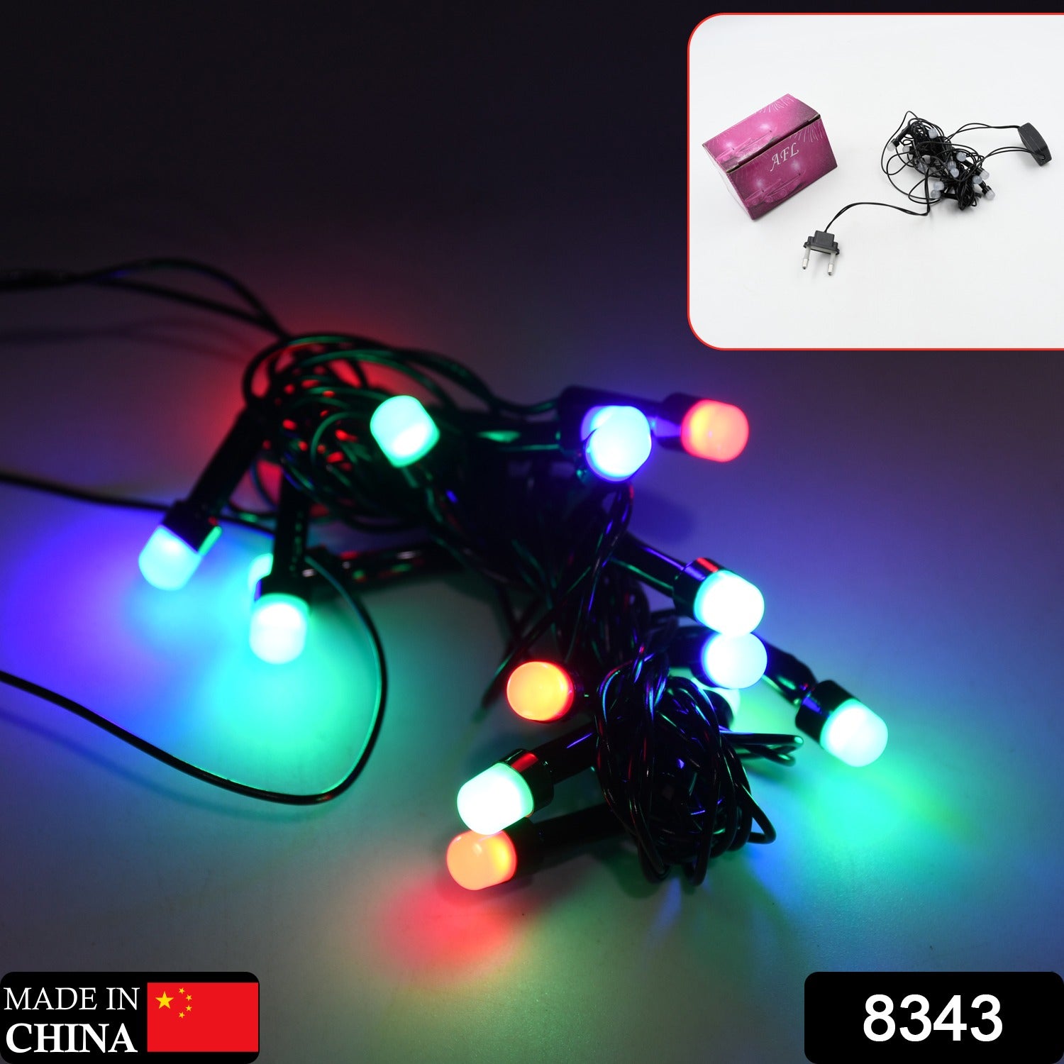 3Mtr Home Decoration Diwali & Wedding LED Christmas String Light Indoor and Outdoor Light .Festival Decoration Led String Light. Multi-Color Light 1.4MM (15L 3 Mtr)