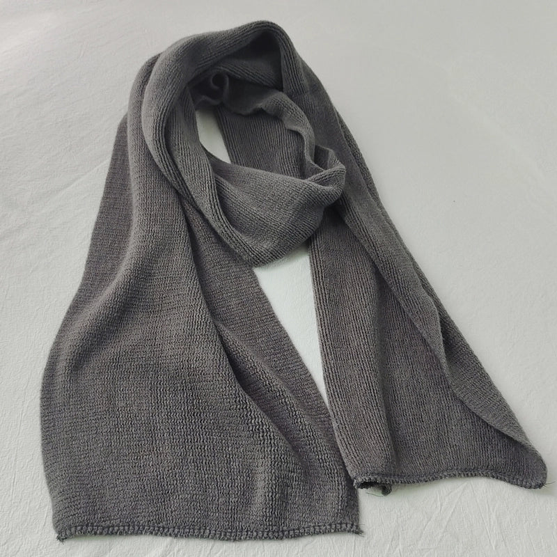 Winter Scarf Winter Men's Scarf Solid Color Cashmere Scarf Women's Shawl