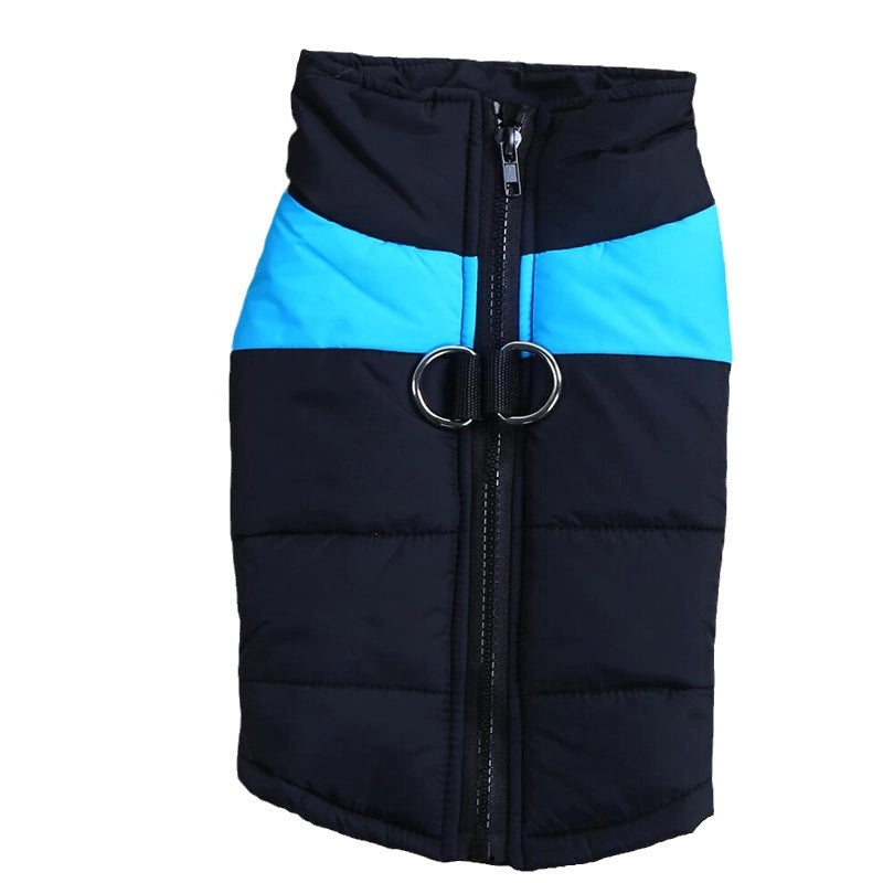 Autumn And Winter Pet Ski Clothing Dog Outdoor Cotton Clothes Vest Breathable Pet Products Dog Cotton Clothes