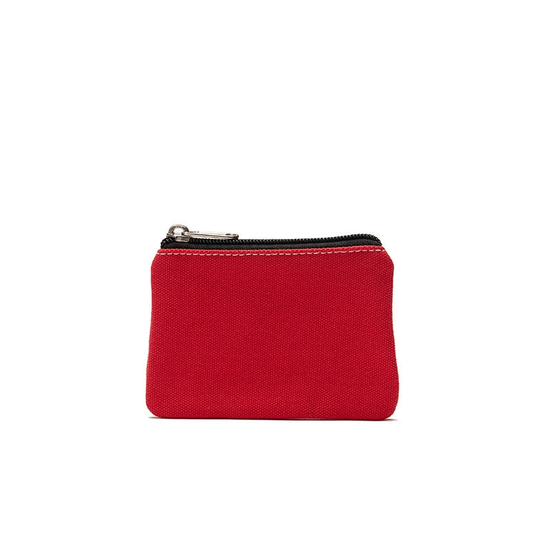 New Cotton Canvas Fashion Men's And Women's Coin Purse Card Holder Simple Fabric Coin Pouch Storage Bag