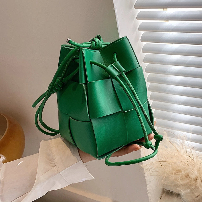 Women's Small All Seasons Pu Leather Streetwear Bucket Bag