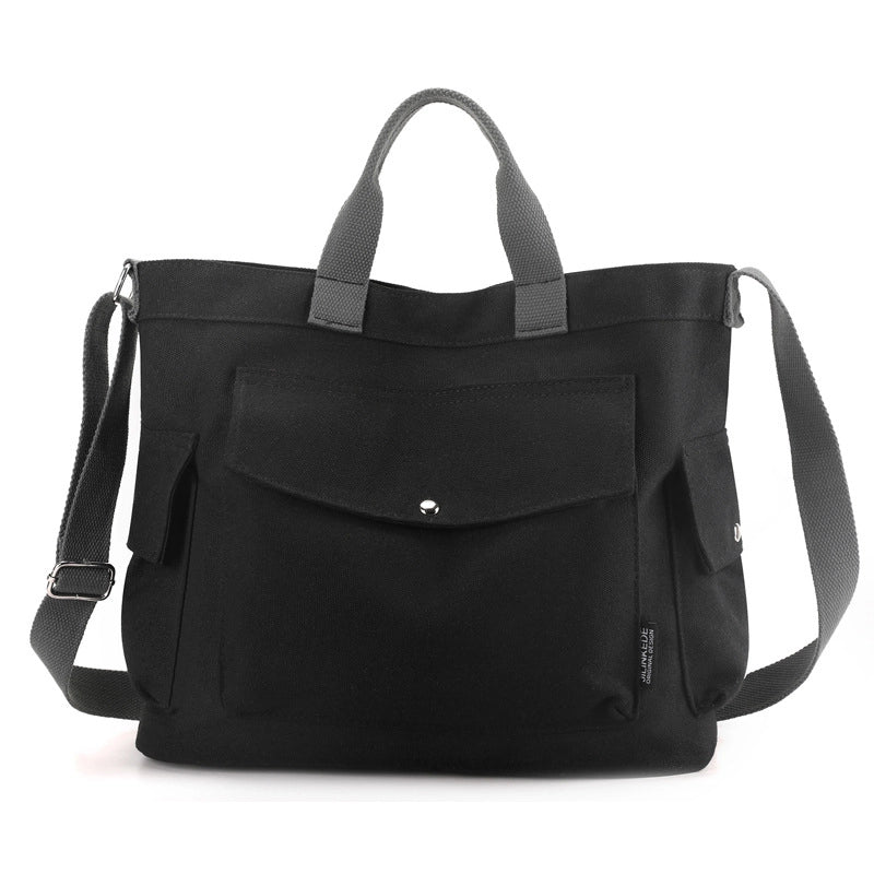 Women's Bag Winter New Shoulder Messenger Bag Trendy Canvas Bag Large Capacity Portable Large Bag Women's Bag