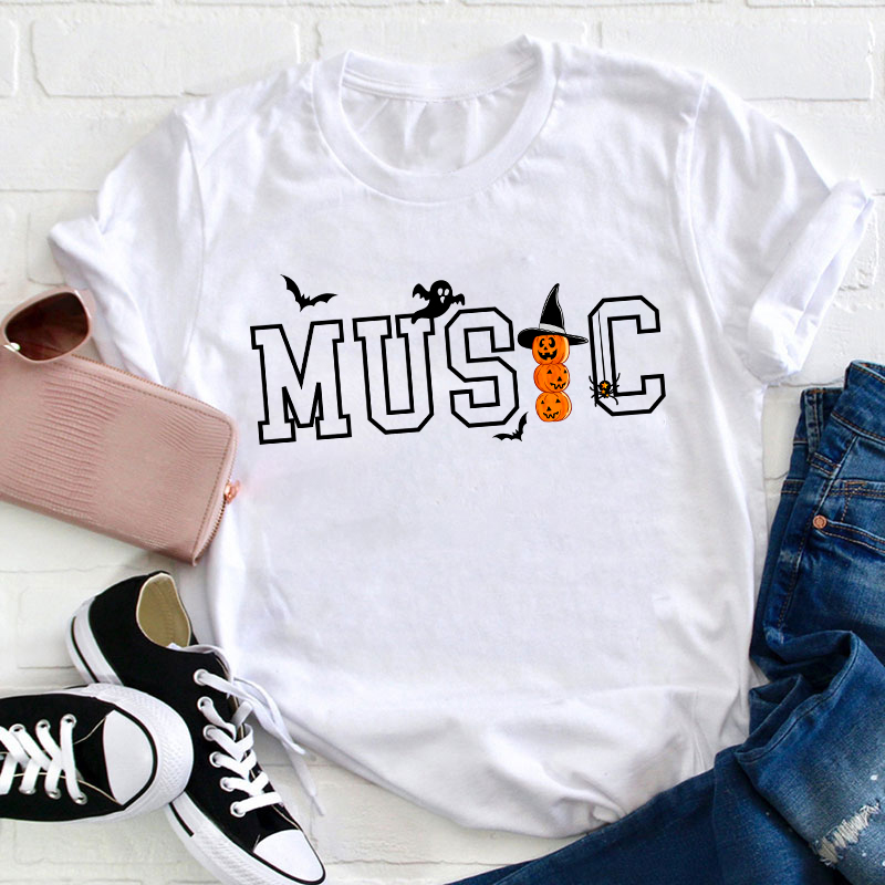 Halloween Music Teacher T-Shirt