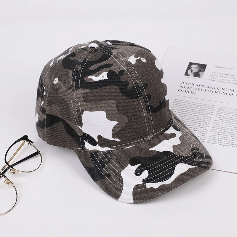 Unisex Minimalist Camouflage Curved Eaves Baseball Cap