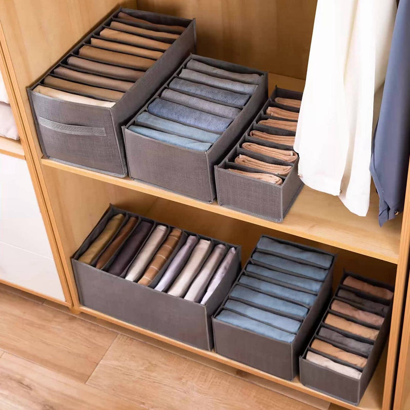 6 Grids Washable Wardrobe Clothes Organizer