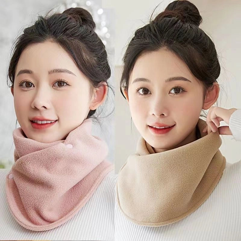 Winter Velvet Thickened Warm Neck Protection Scarf For Men And Women Riding Cold-proof Windproof Multifunctional Scarf Neck Set
