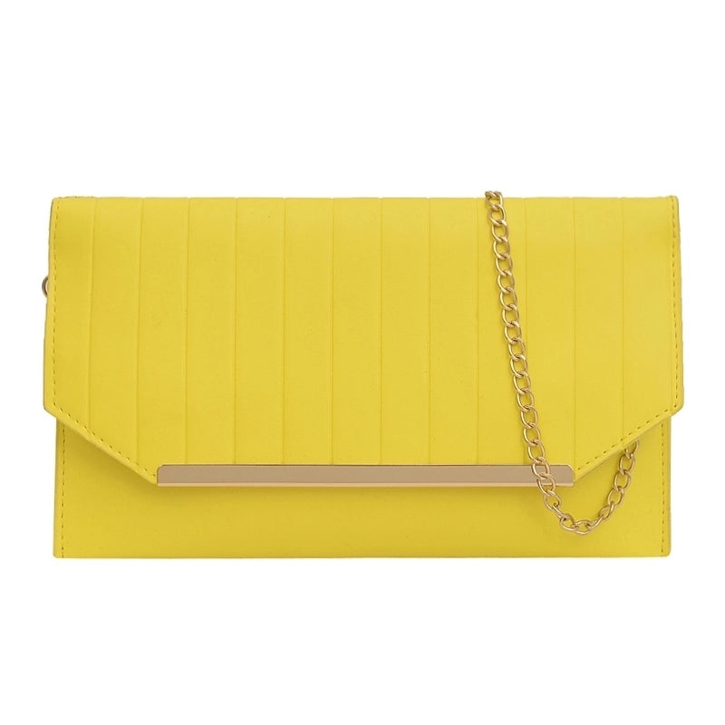 Women's Pu Leather Solid Color Classic Style Flip Cover Crossbody Bag