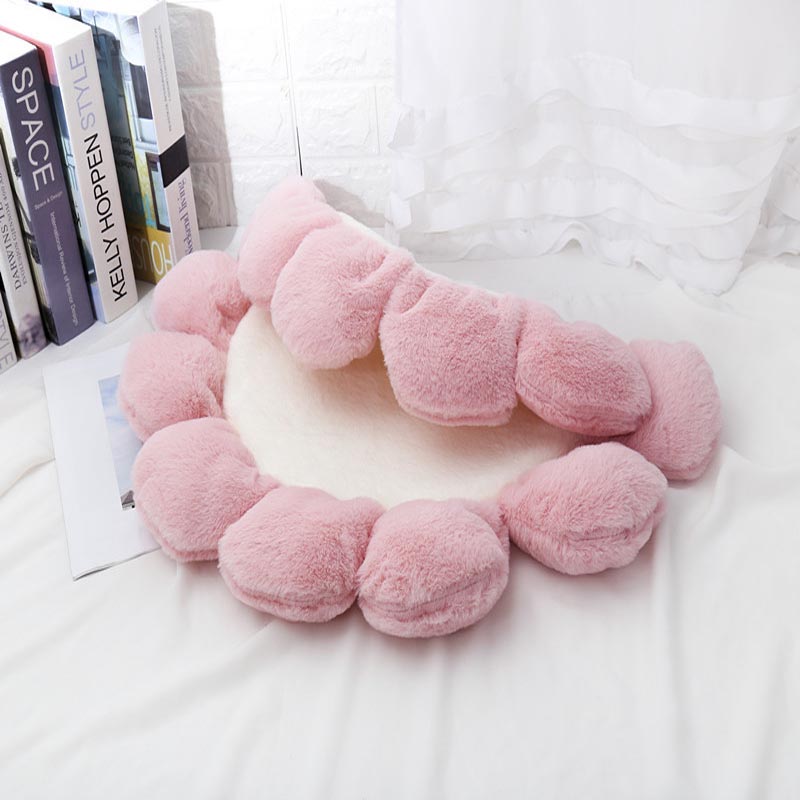 Warm Padded Flower Dog Cat Bed