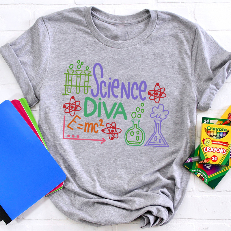 Science Diva Teacher T-Shirt