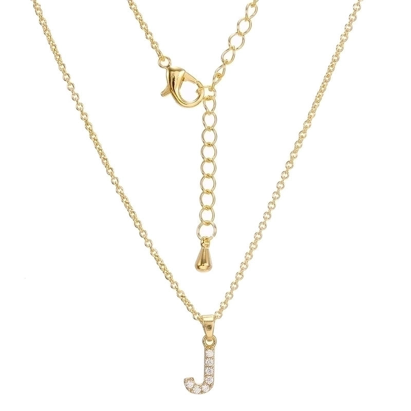 Brass Cable Chain Letter Necklace