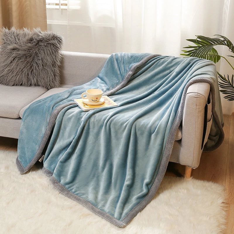 Thickened Autumn And Winter Blanket Flannel Blanket Faleirong Gift Blanket Summer Air-conditioning Blanket Coral Fleece Sheets