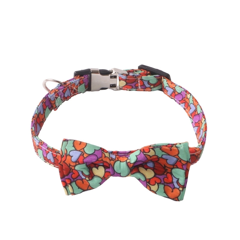 Minimalist Cloth Color Block Pet Collar