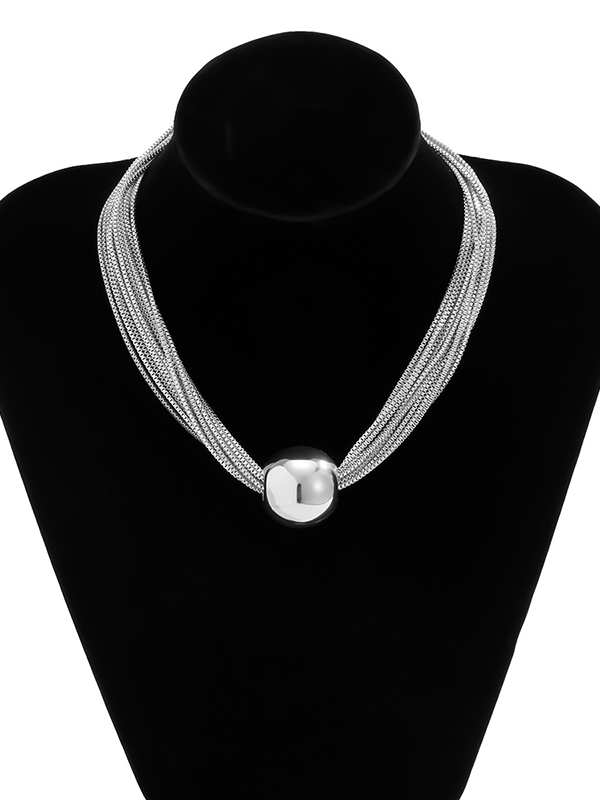 Stylish Statement Geometric Necklace