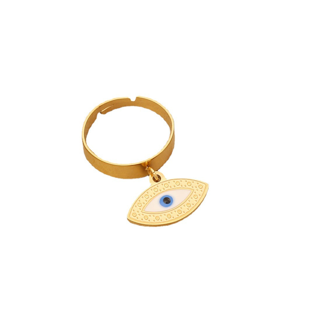Expressive Eye Stainless Steel Electroplating Necklaces