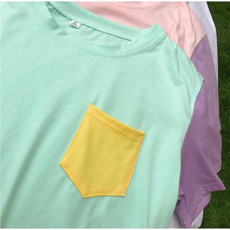 Multicolor Patchwork Tee